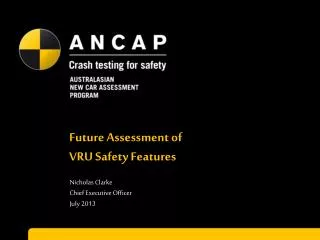 Future Assessment of VRU Safety Features