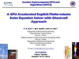 A GPU Accelerated Explicit Finite-volume Euler Equation Solver with Ghost-cell Approach
