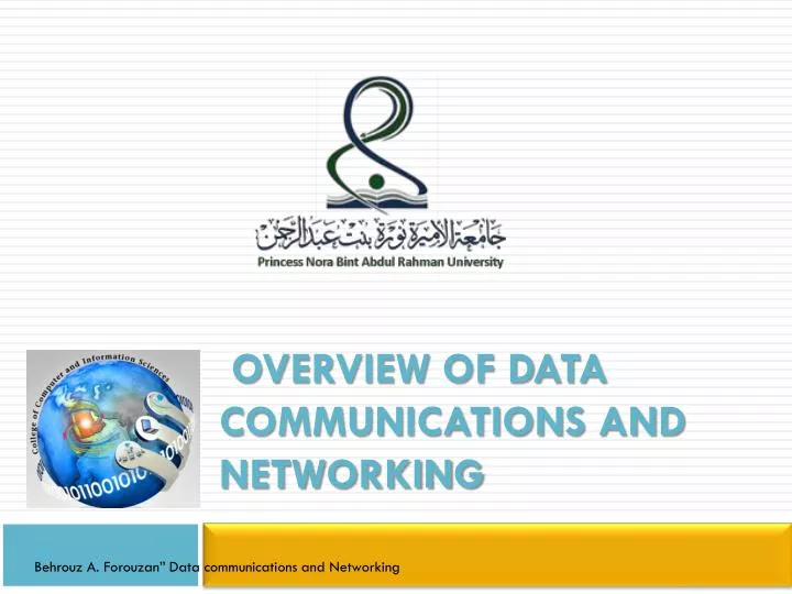 overview of data communications and networking