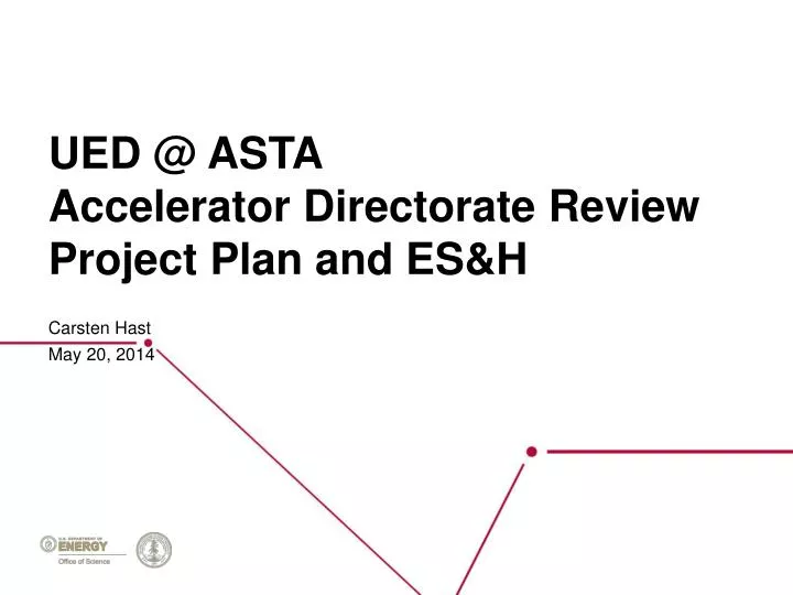 ued @ asta accelerator directorate review project plan and es h