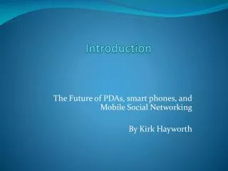introduction