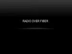 Radio over fiber - slide 1
