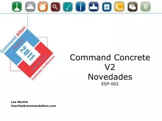 Command Concrete V2 Novedades ESP-002