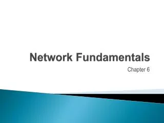 Network Fundamentals
