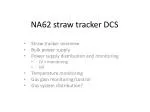 NA62 straw tracker DCS - slide 1