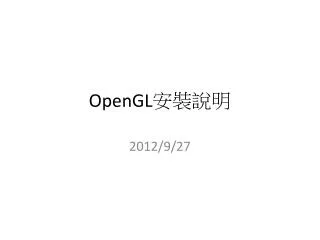 opengl