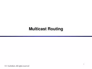 multicast routing