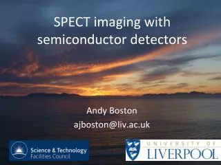 SPECT imaging with semiconductor detectors