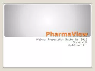 PharmaView