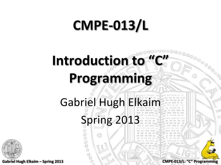 cmpe 013 l introduction to c programming