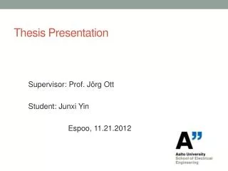 Thesis Presentation