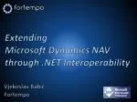 Extending Microsoft Dynamics NAV through .NET Interoperability - slide 1