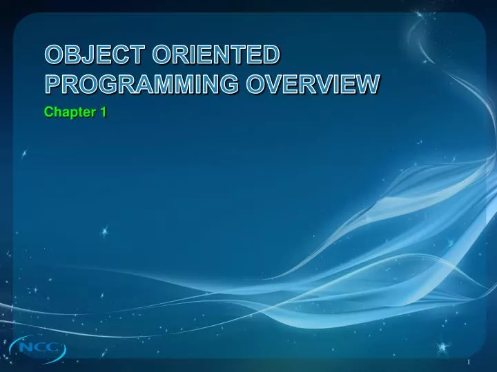 object oriented programming overview