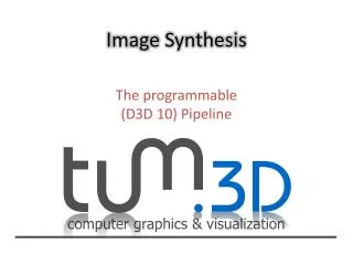 Image Synthesis