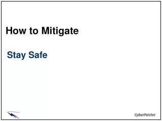 How to Mitigate