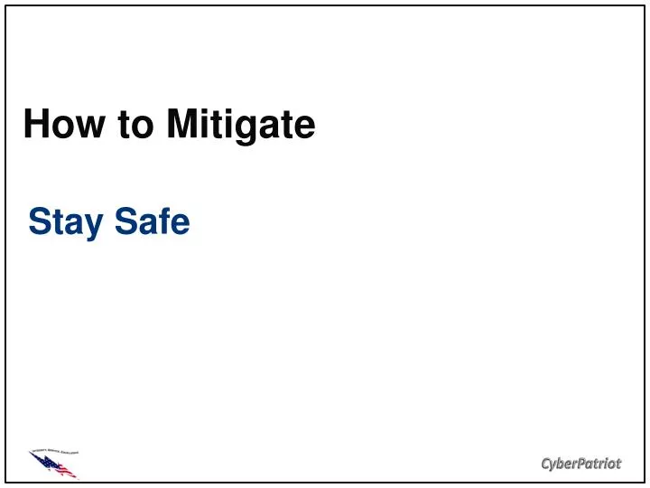 how to mitigate