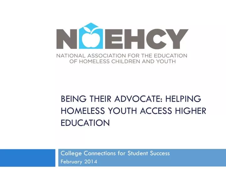 being their advocate helping homeless youth access higher education