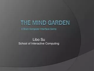 a brain computer interface game libo su school of interactive computing