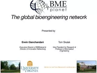 The global bioengineering network