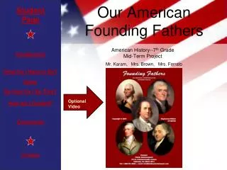 Our American Founding Fathers