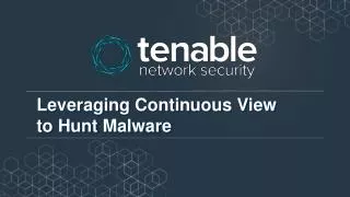 Leveraging Continuous View to Hunt Malware