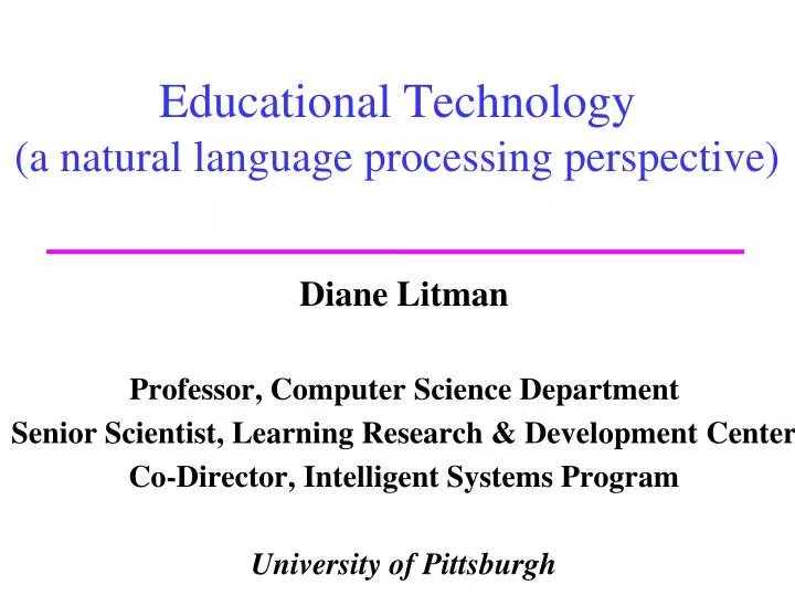 educational technology a natural language processing perspective