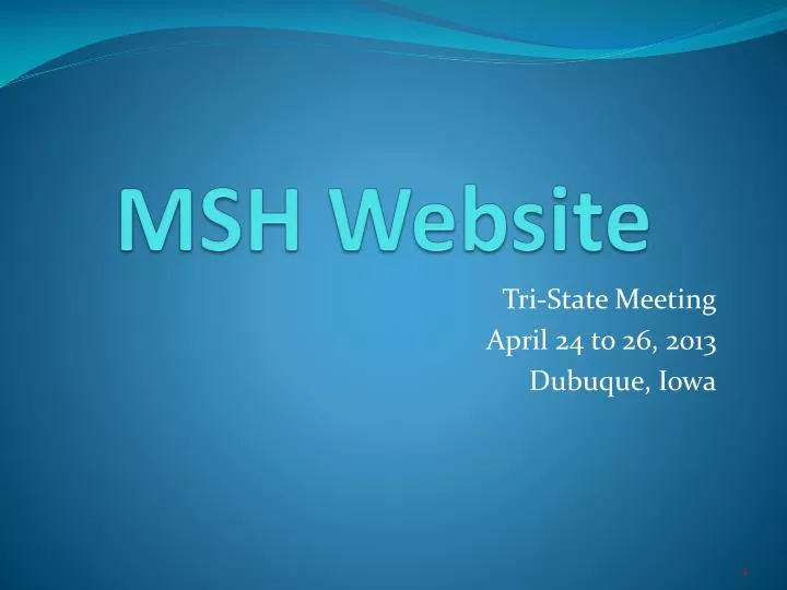 msh website