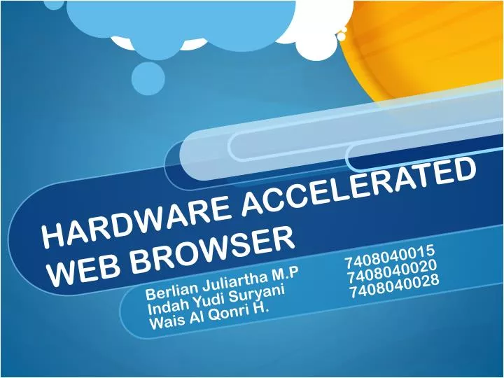 hardware accelerated web browser