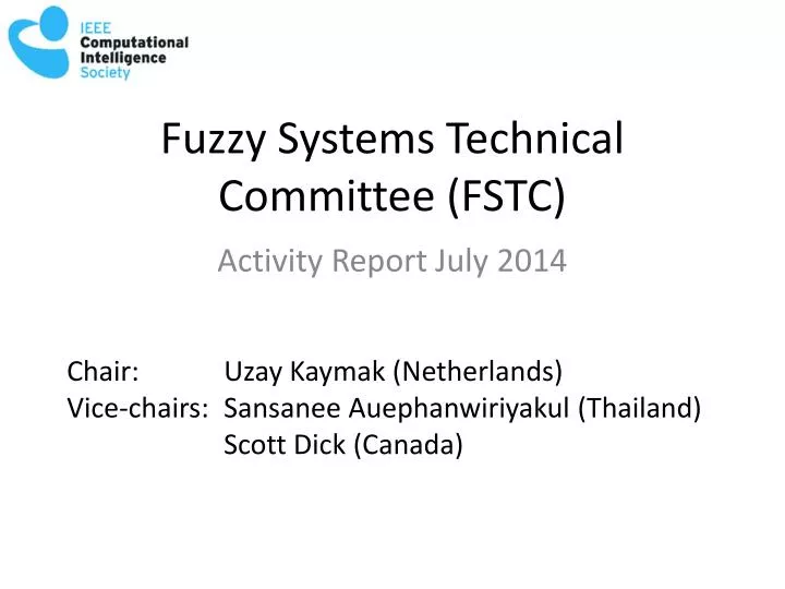 fuzzy systems technical committee fstc
