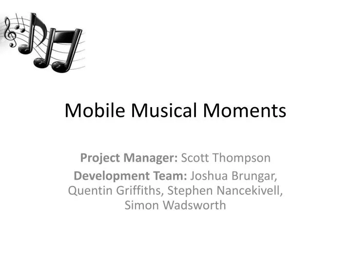 mobile musical moments