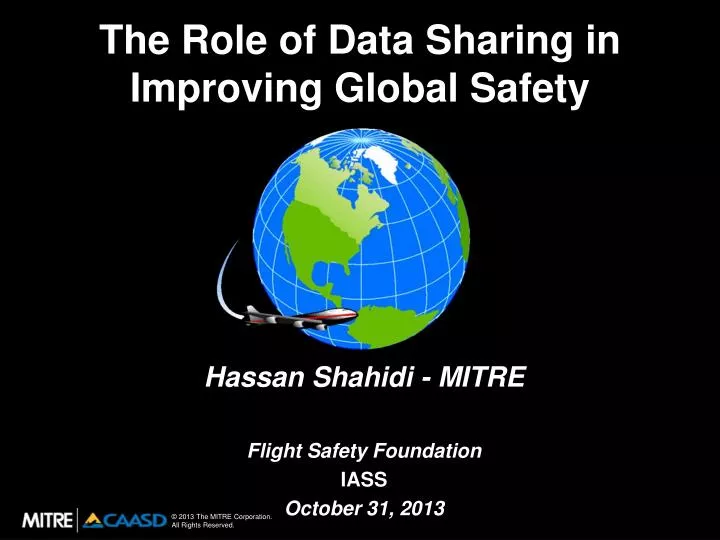the role of data sharing in improving global safety