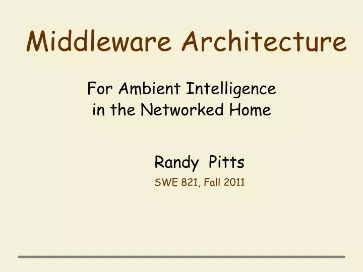 middleware architecture