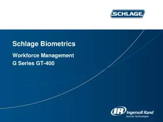 Schlage Biometrics