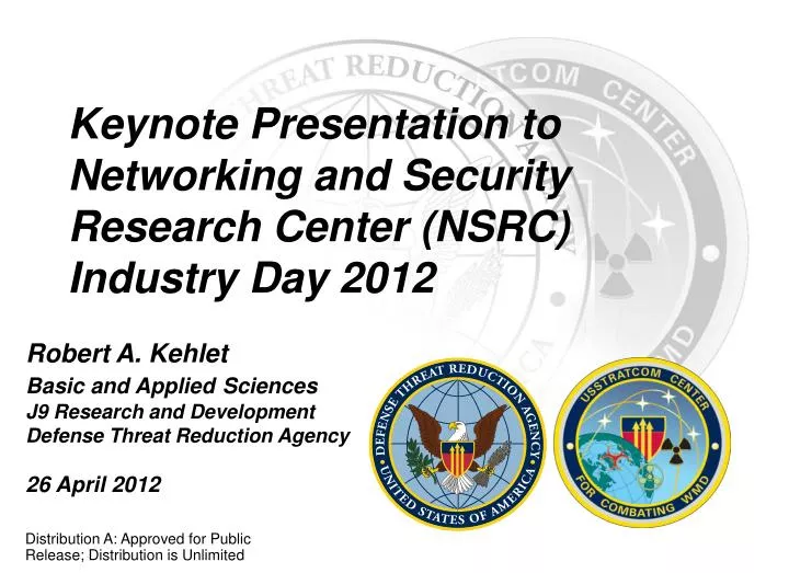 keynote presentation to networking and security research center nsrc industry day 2012