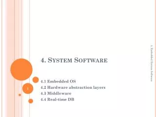 4. System Software