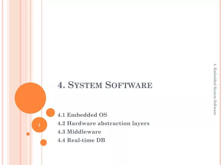 4 system software