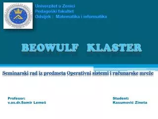 beowulf klaster