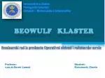 BEOWULF KLASTER - slide 1