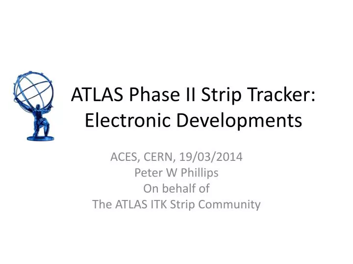 atlas phase ii strip tracker electronic developments