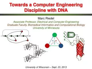 Towards a Computer Engineering Discipline with DNA