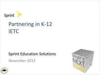 Partnering in K-12 IETC