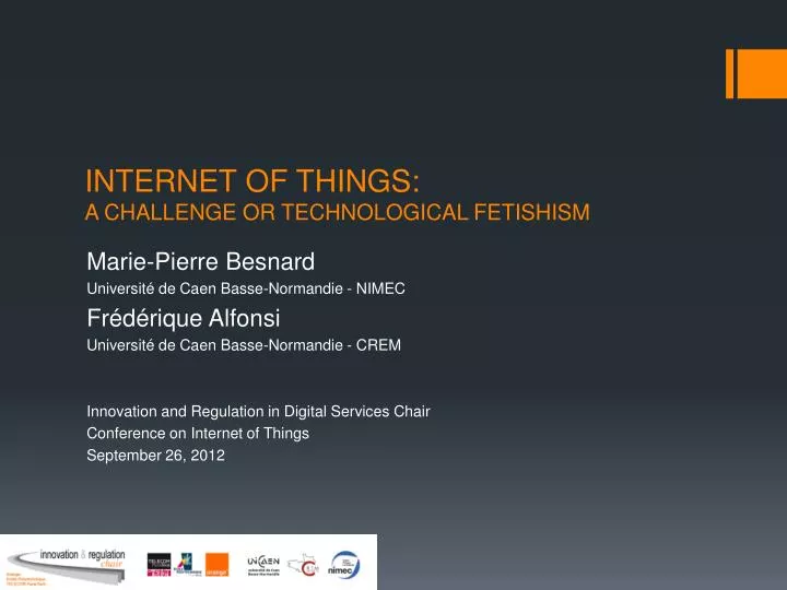 internet of things a challenge or technological fetishism