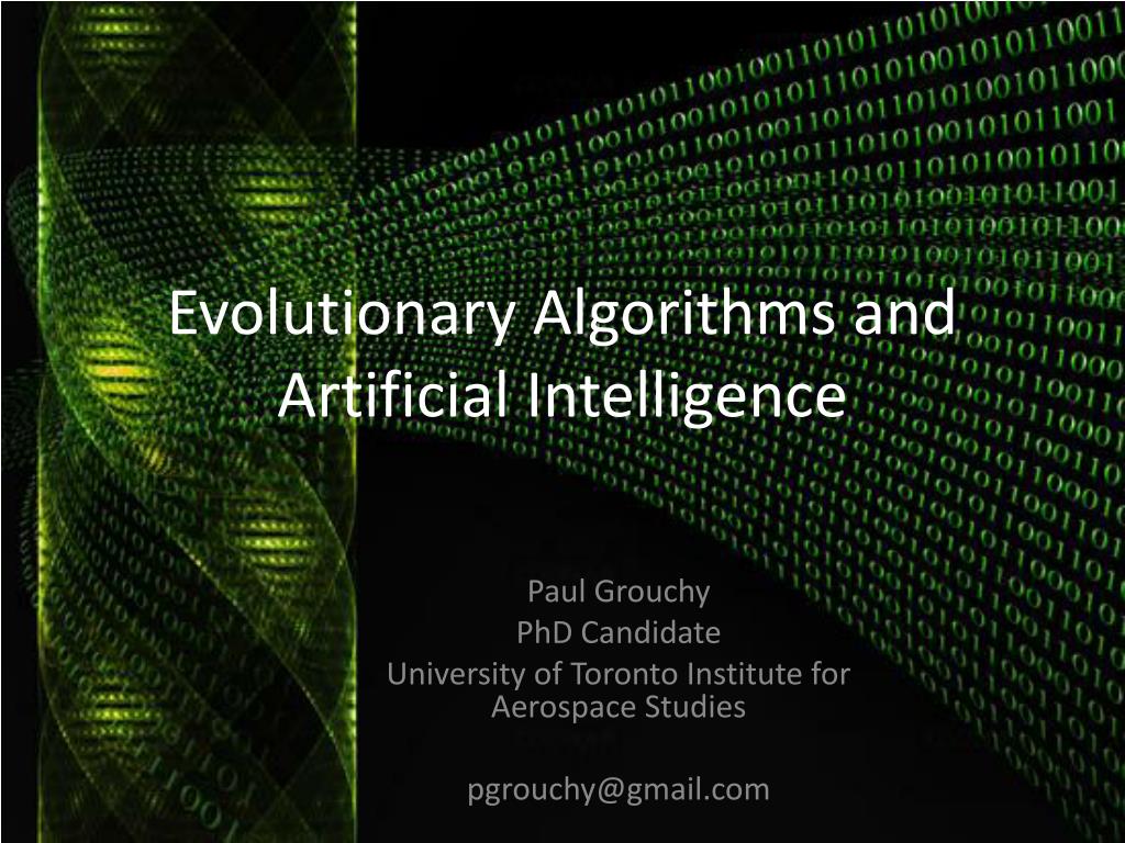 PPT - Evolutionary Algorithms and Artificial Intelligence PowerPoint ...