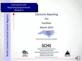 Instructions and Reporting Requirements Module 5