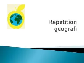 repetition geografi