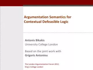 Argumentation Semantics for Contextual Defeasible Logic