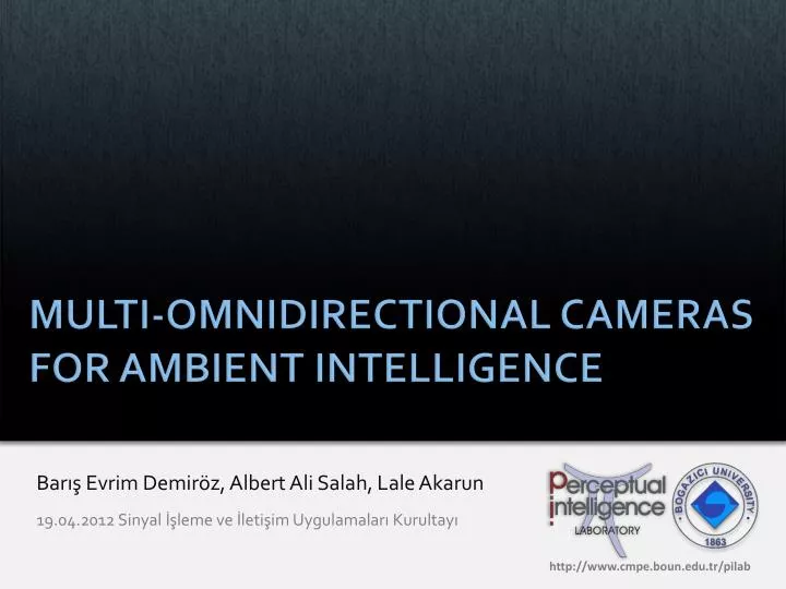 multi omnidirectional cameras for ambient intelligence