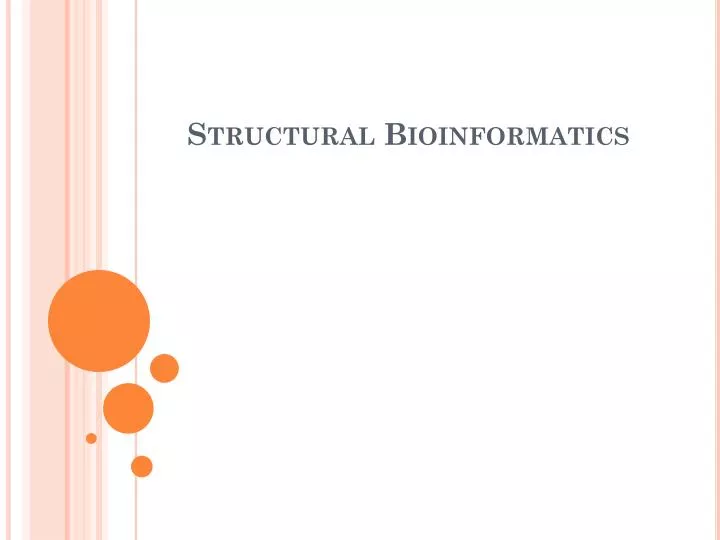 structural bioinformatics