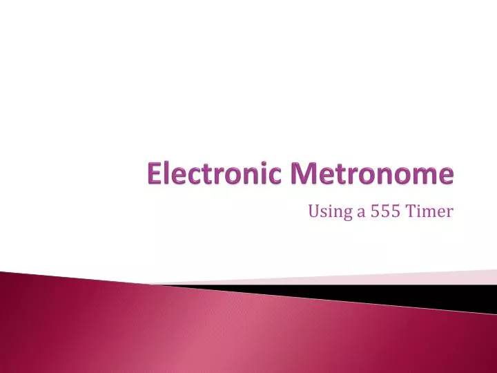 electronic metronome
