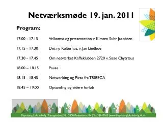 netv rksm de 19 jan 2011